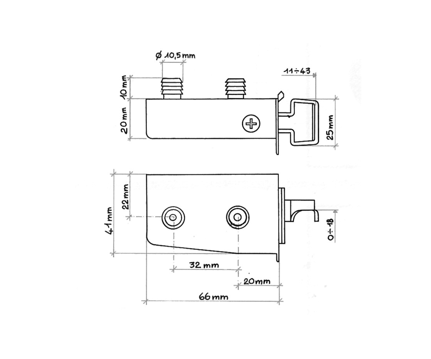 0416 <BR/>Nylon cabinet hanger - Image 2